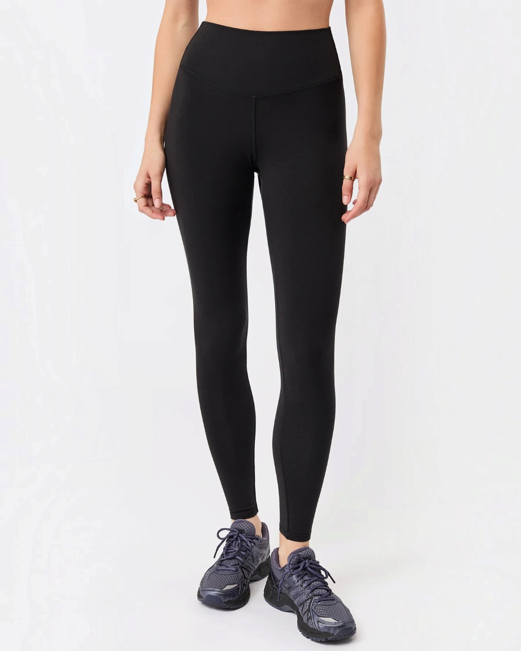 greenyogashop Best Loved Leggings in Schwarz mit hoher Taille aus weichem TENCEL Lyocell Mix für Yoga und Pilates