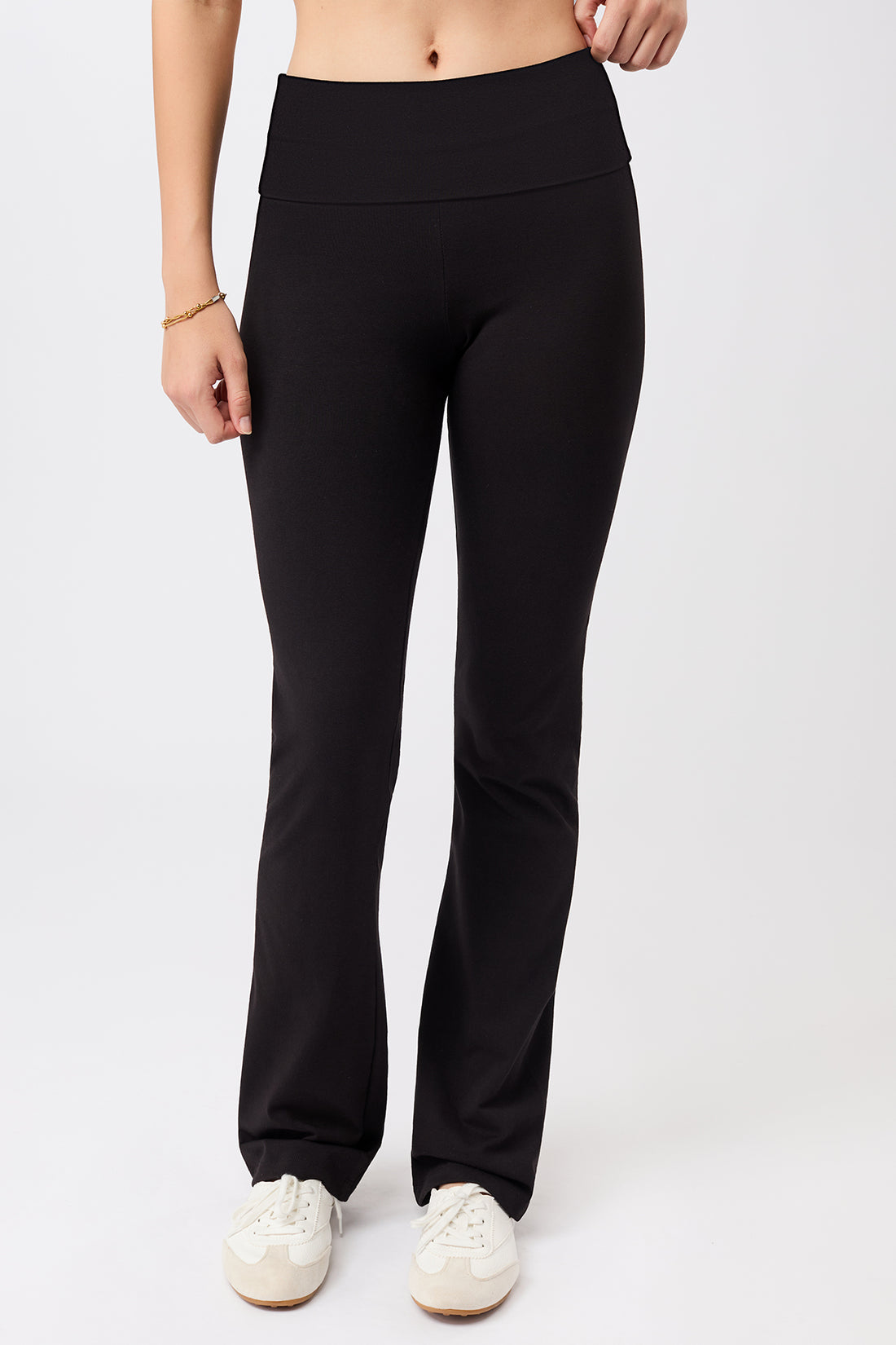 Yogahose Classic Rolldown - Black