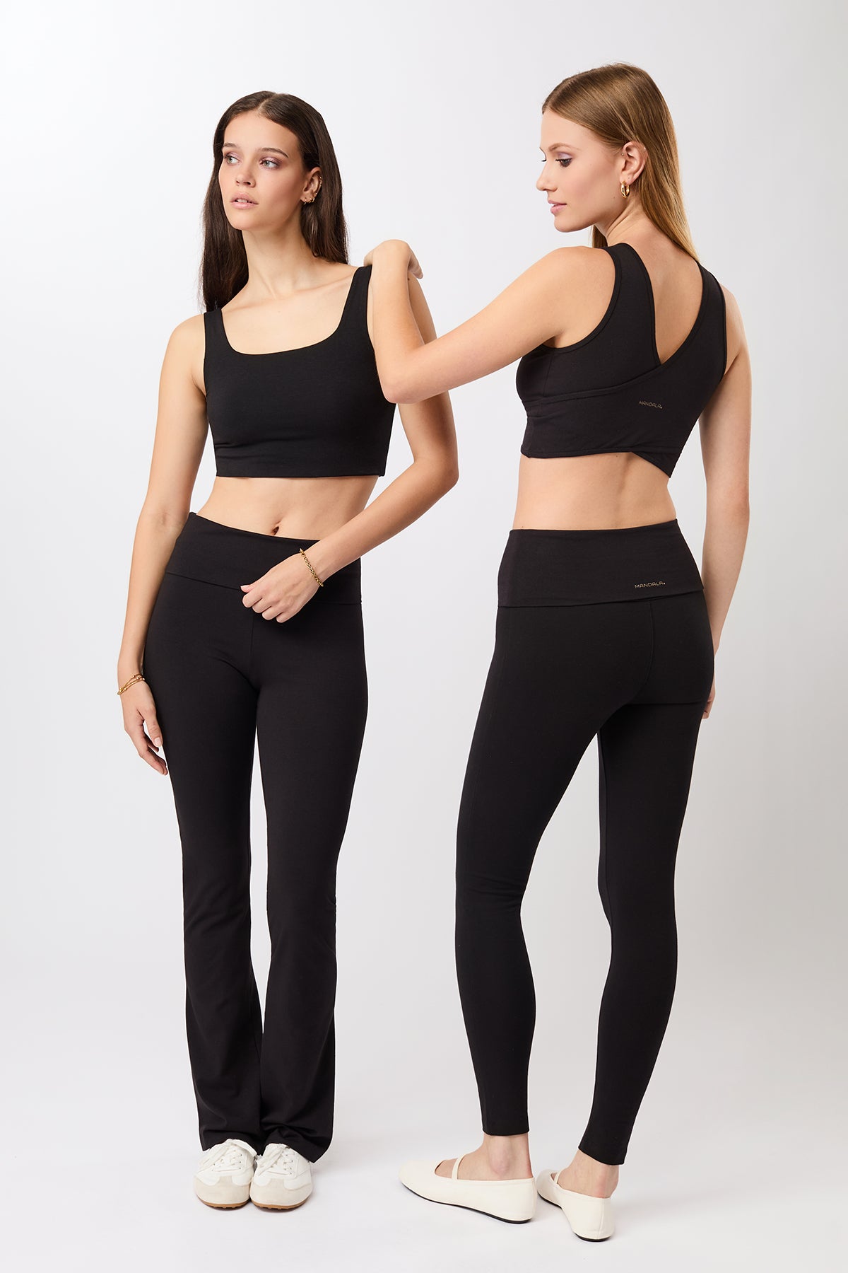 Yogahose Classic Rolldown - Black