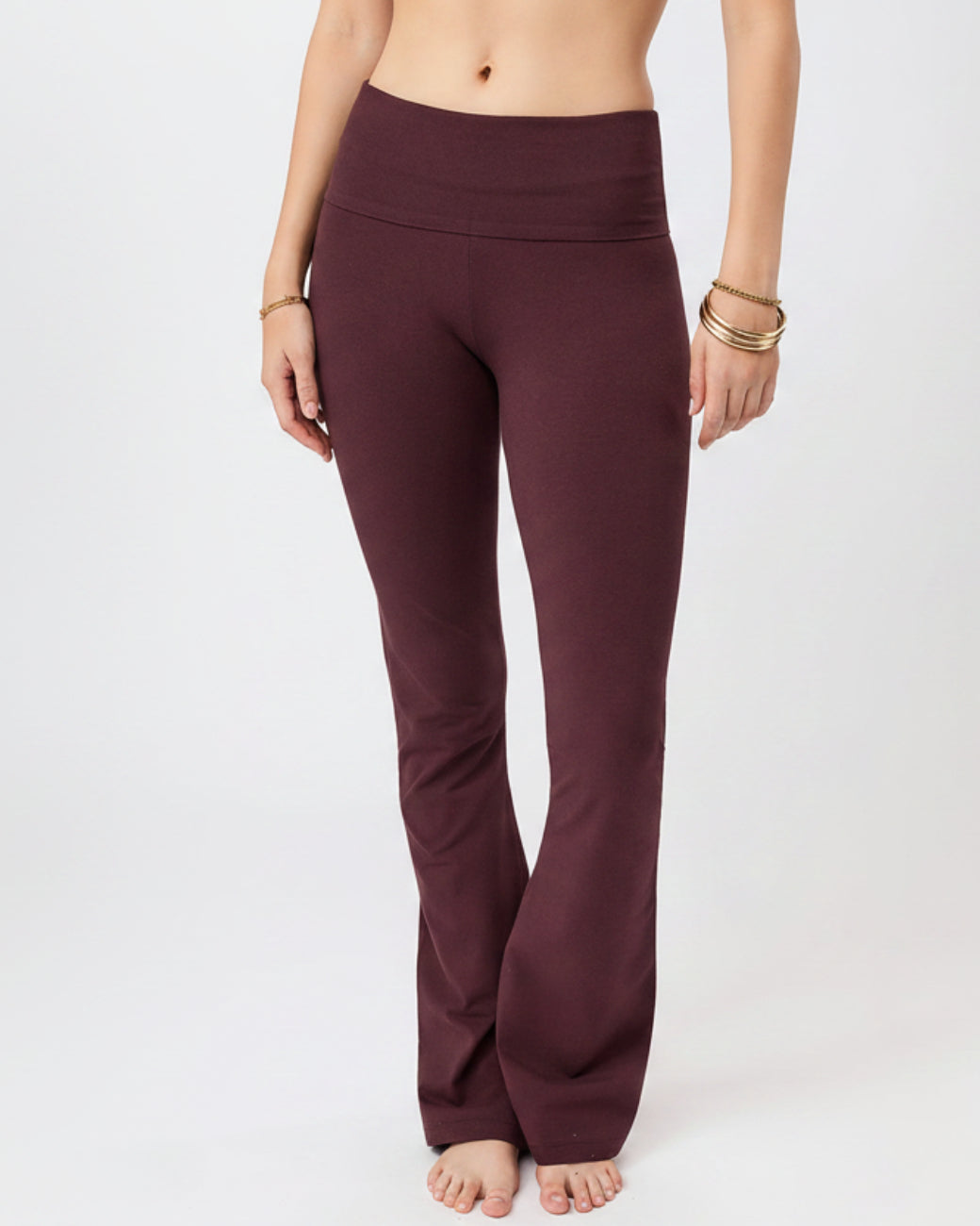 Yogahose Classic Rolldown - Ruby