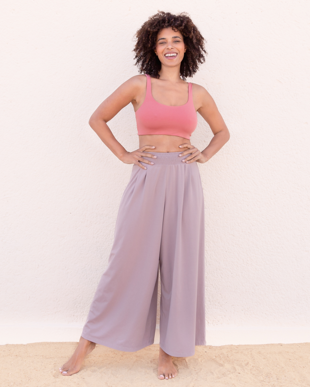 Yogahose Diana - Taupe