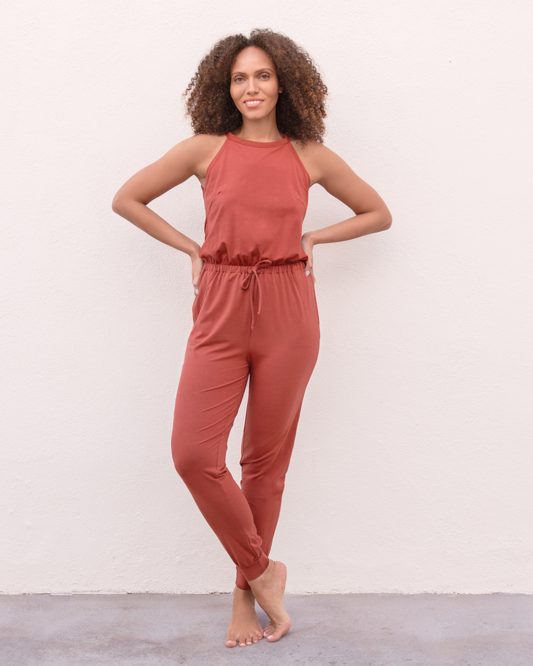 Jumpsuit Paris Tencel - Cinnamon