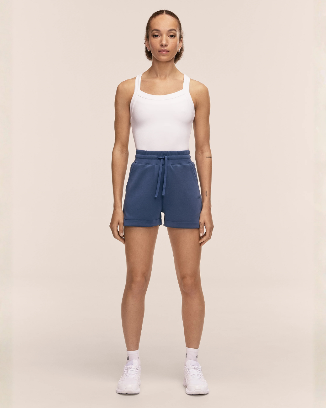 Peachy Shorts Blue Shadow