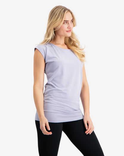 Asana Yoga Tee - Lilac