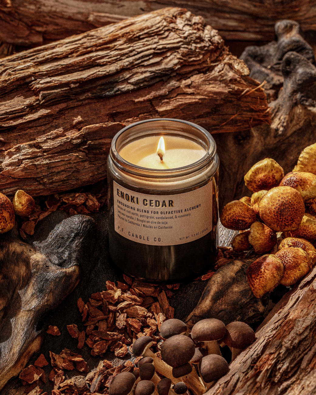 No. 2 Enoki Cedar Soy Candle