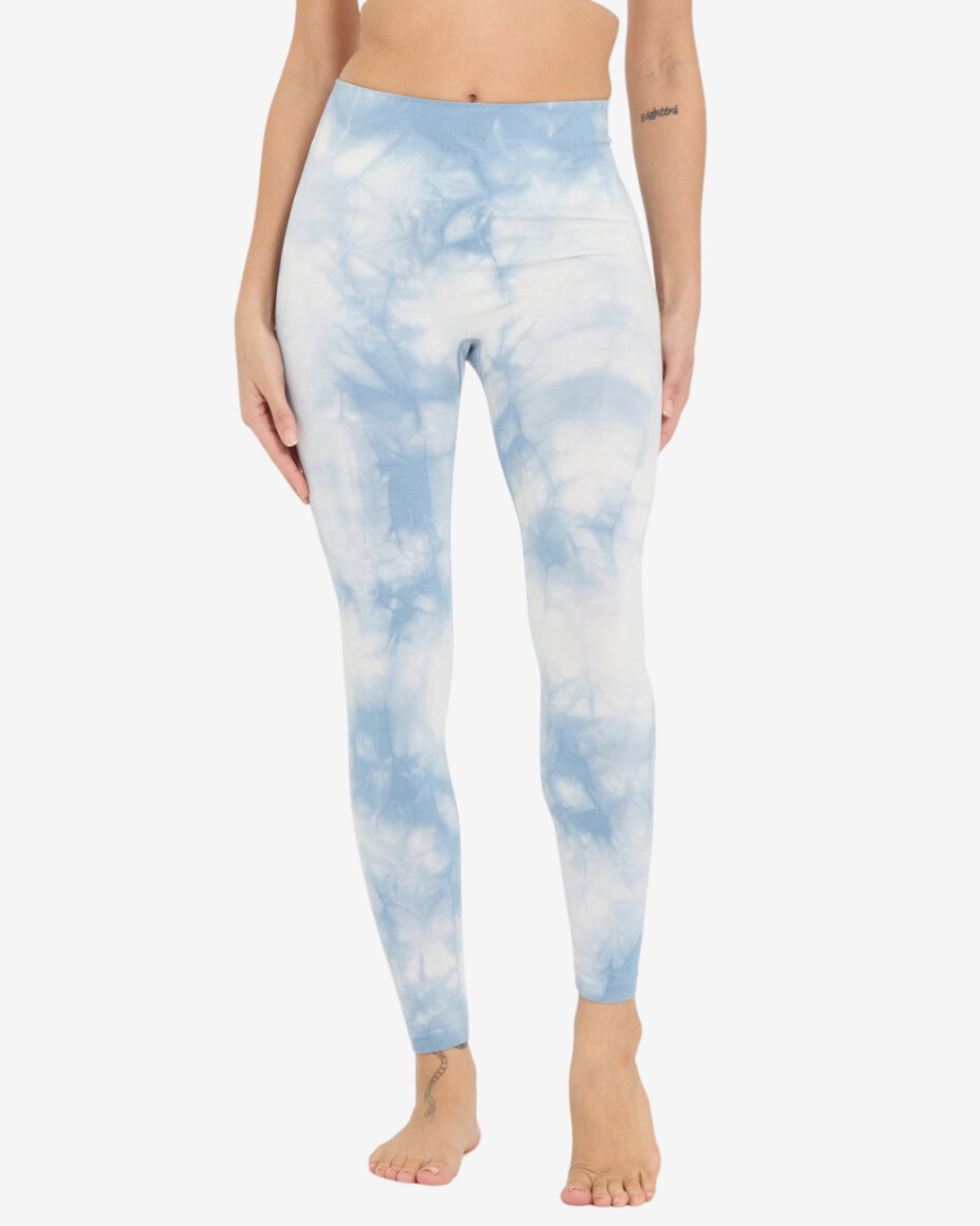 Bambus-Batikleggings GENJI - Himmel