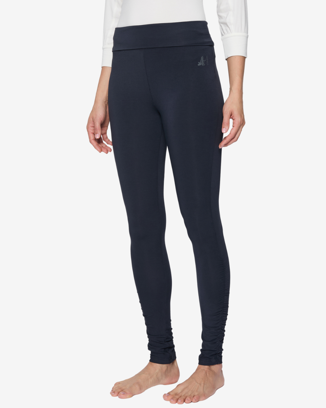 Leggings Flow Roll Down Ruffled - Midnight Blue