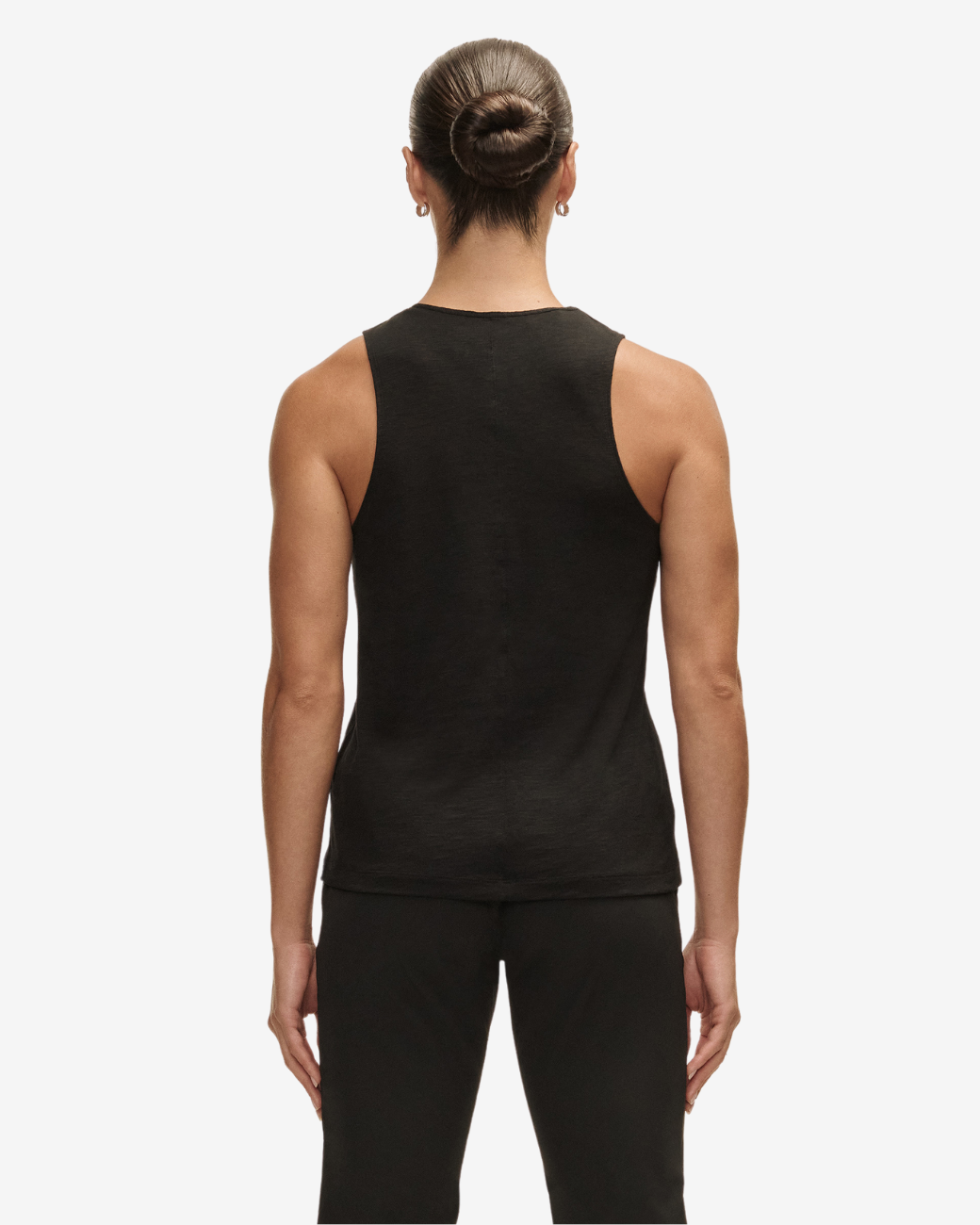 Tank Top Soft Texture - Black