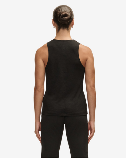 Tank Top Soft Texture - Black