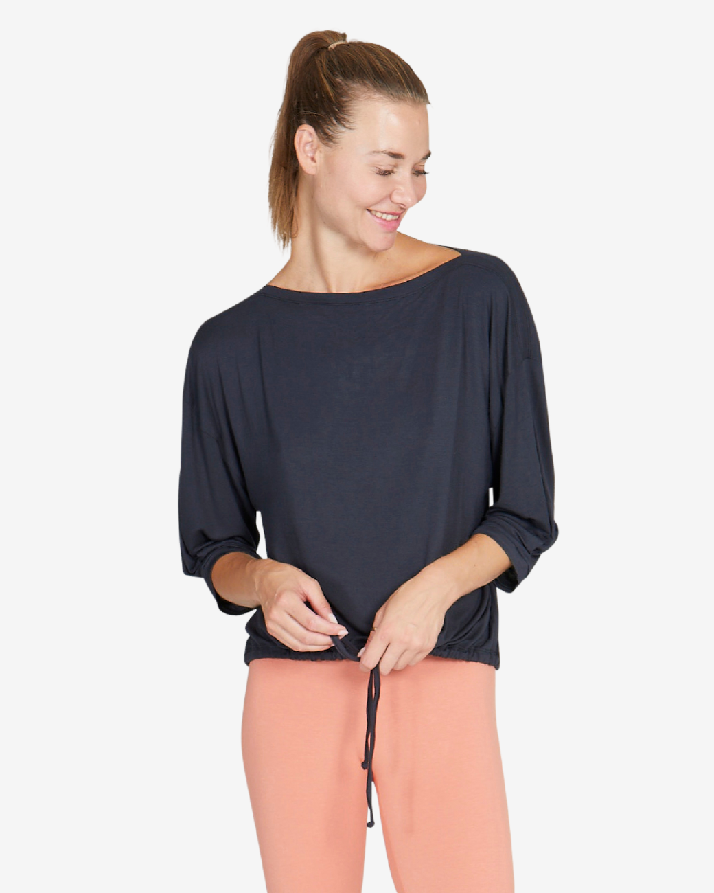 Cosy Twist Top - Anthracite