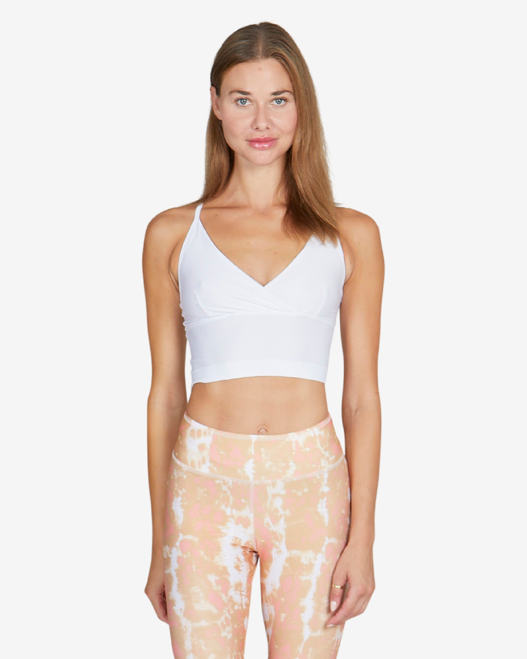 Lux Crop Top - Solid White