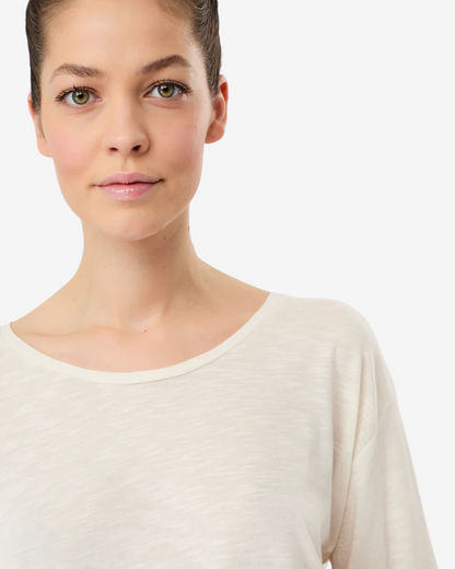 Open Back Long Sleeve - White
