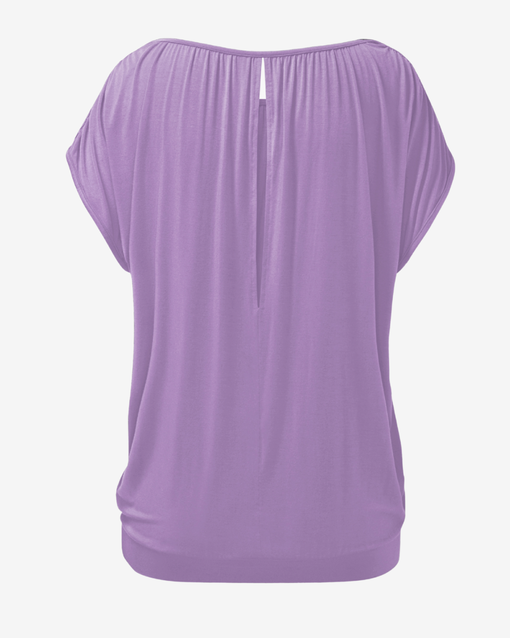 Crinkled Shoulder Top - Lilac