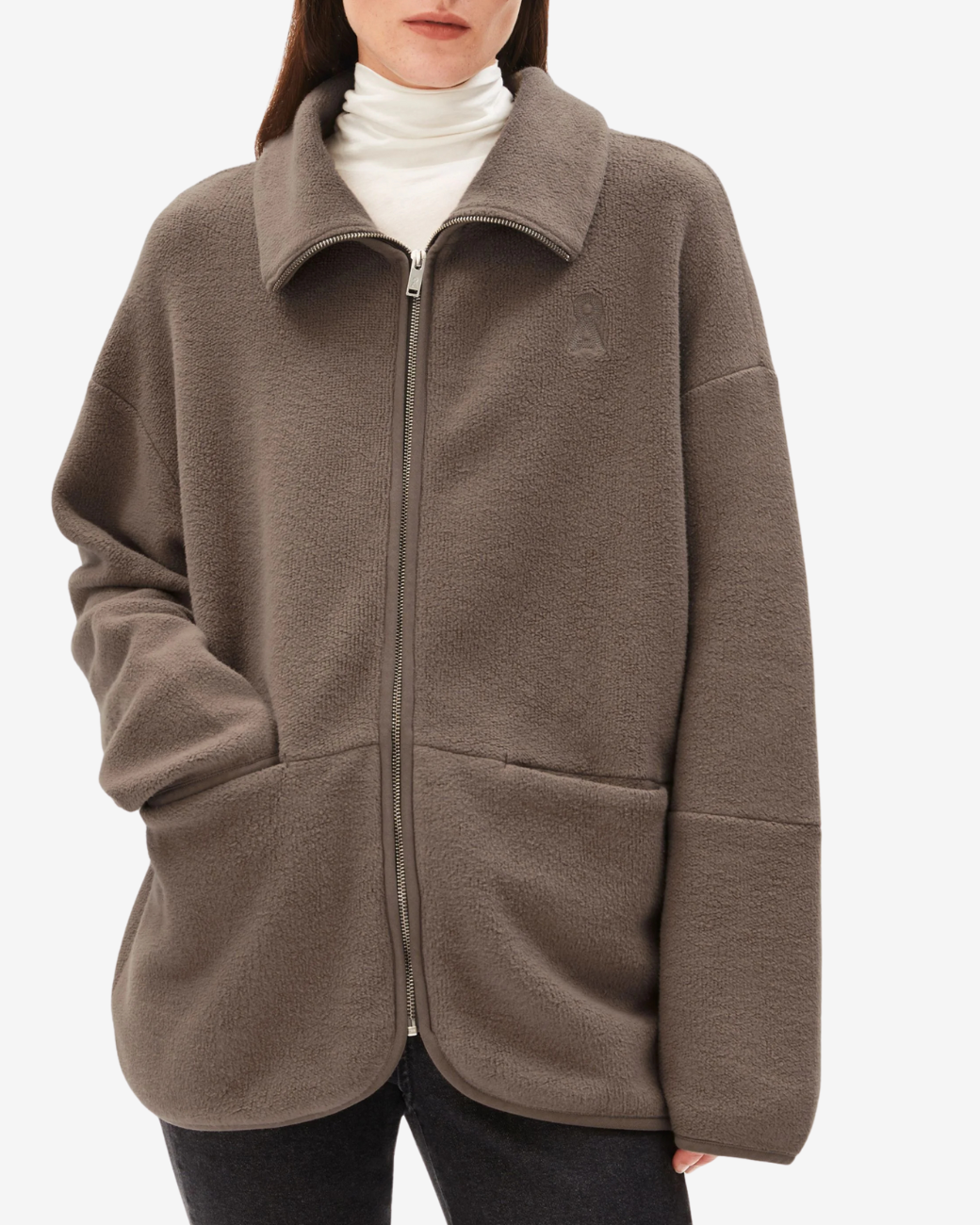 Anaawil Fleecejacke Walnut Cream