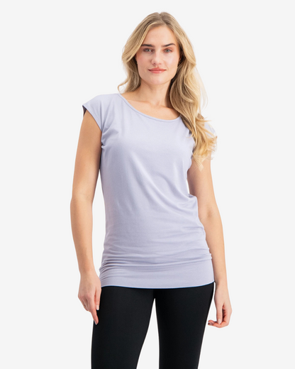 Asana Yoga Tee - Lilac