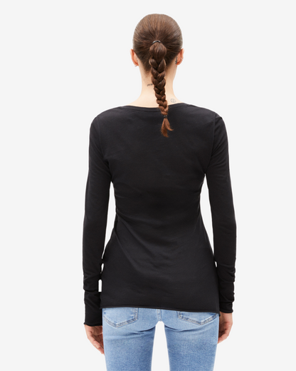Langarmshirt Einiaara Soft - Black