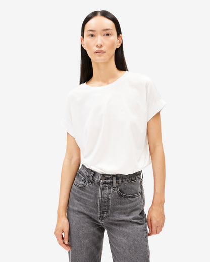 T-Shirt IDAARA CIRCULAR - Used white
