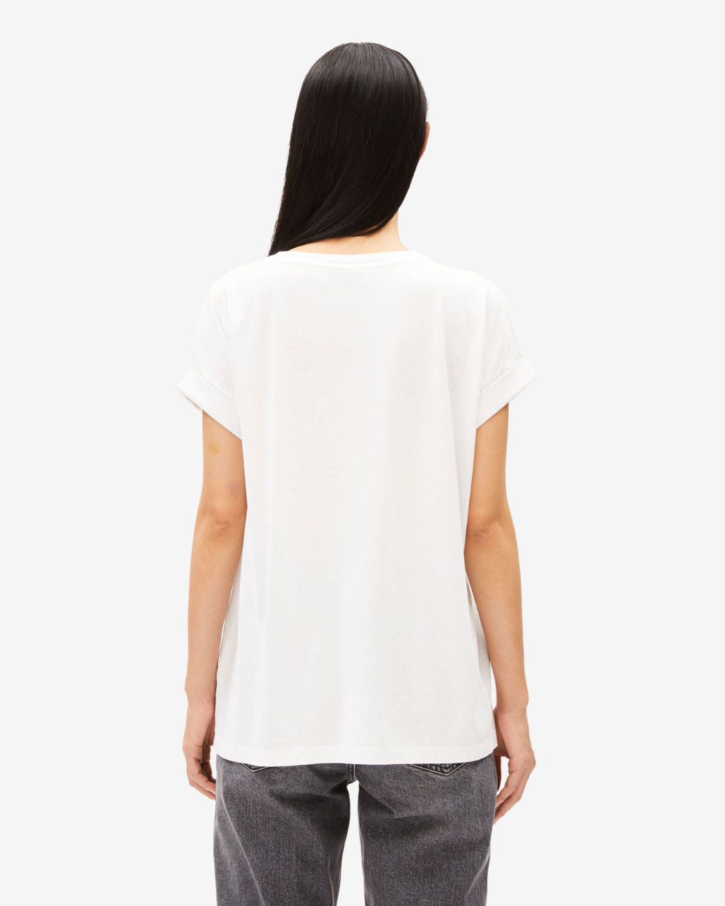 T-Shirt IDAARA CIRCULAR - Used white