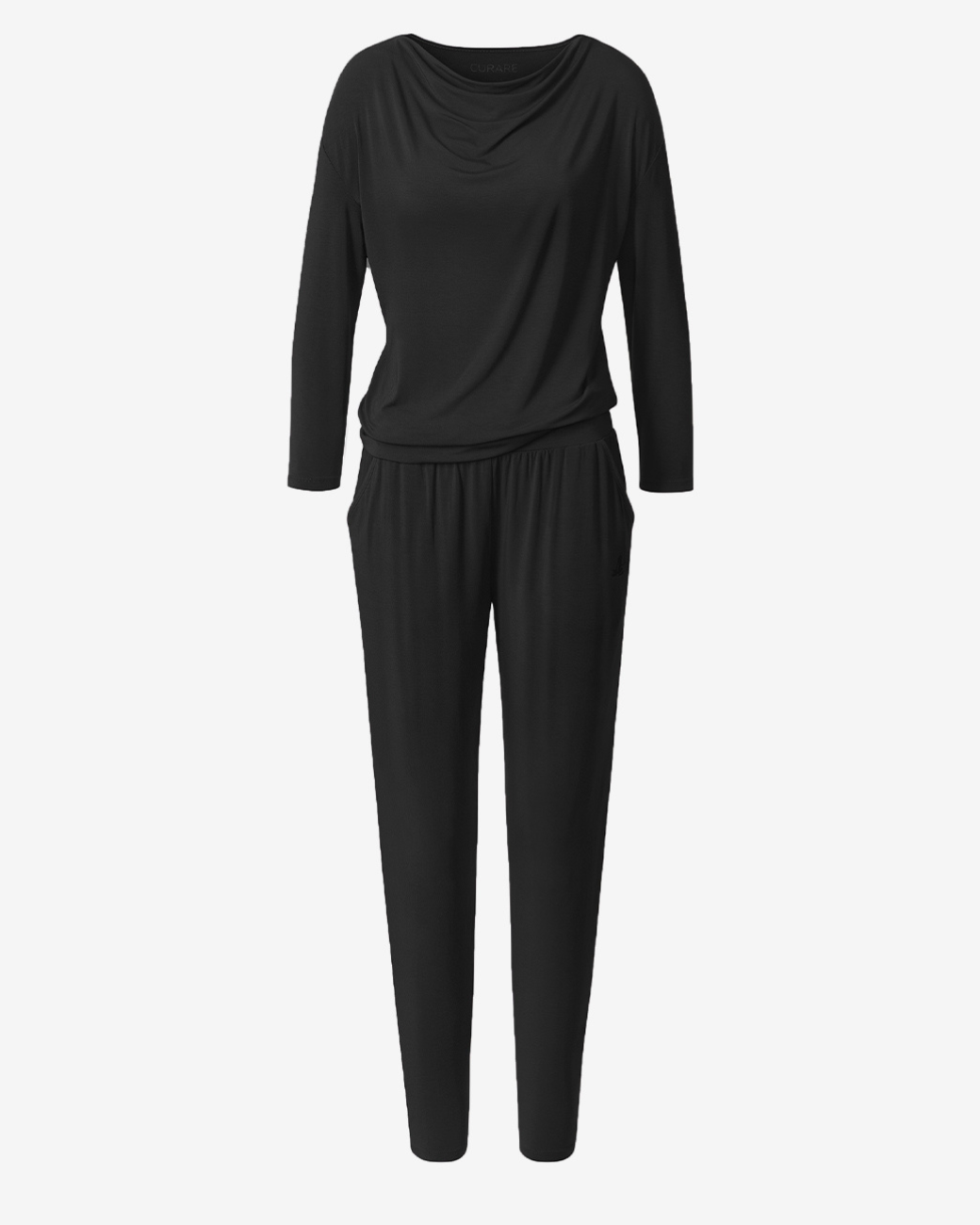Jumpsuit Waterfall  - Black