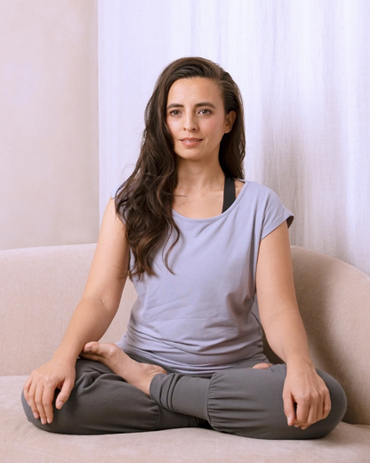 Asana Yoga Tee - Lilac
