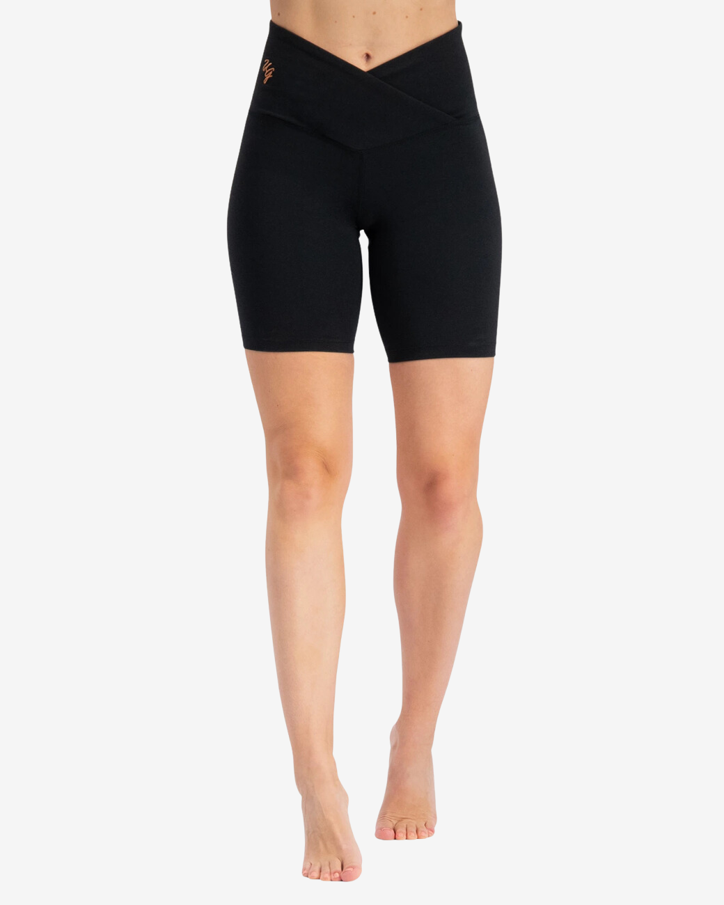 Sati Yoga Biker Shorts - Onyx Black