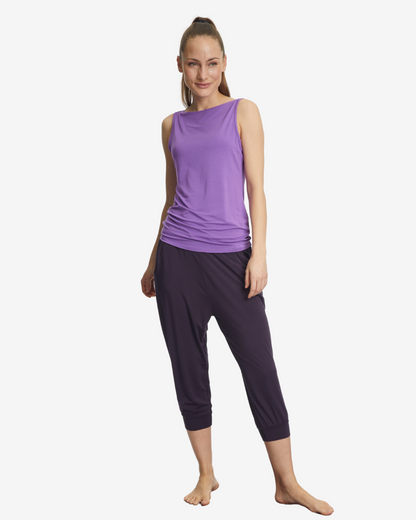 Boat Neck Top - Lilac