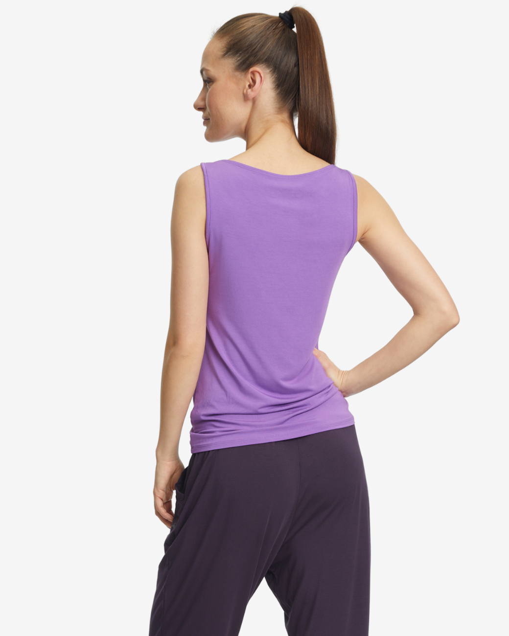 Boat Neck Top - Lilac