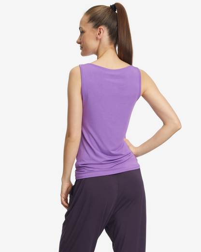 Boat Neck Top - Lilac