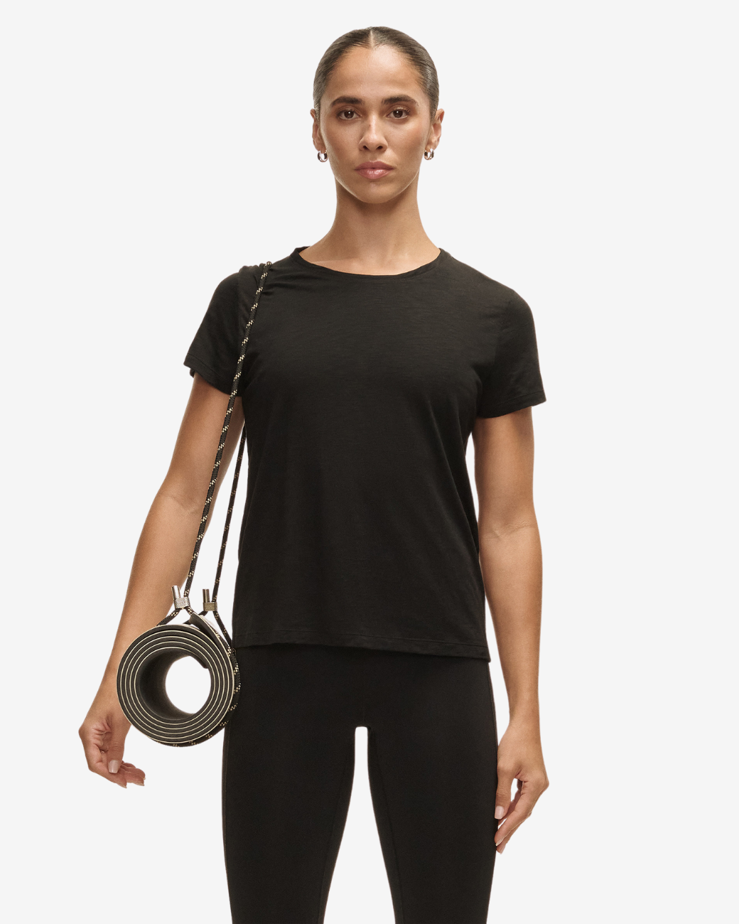 T-Shirt Soft Texture - Black