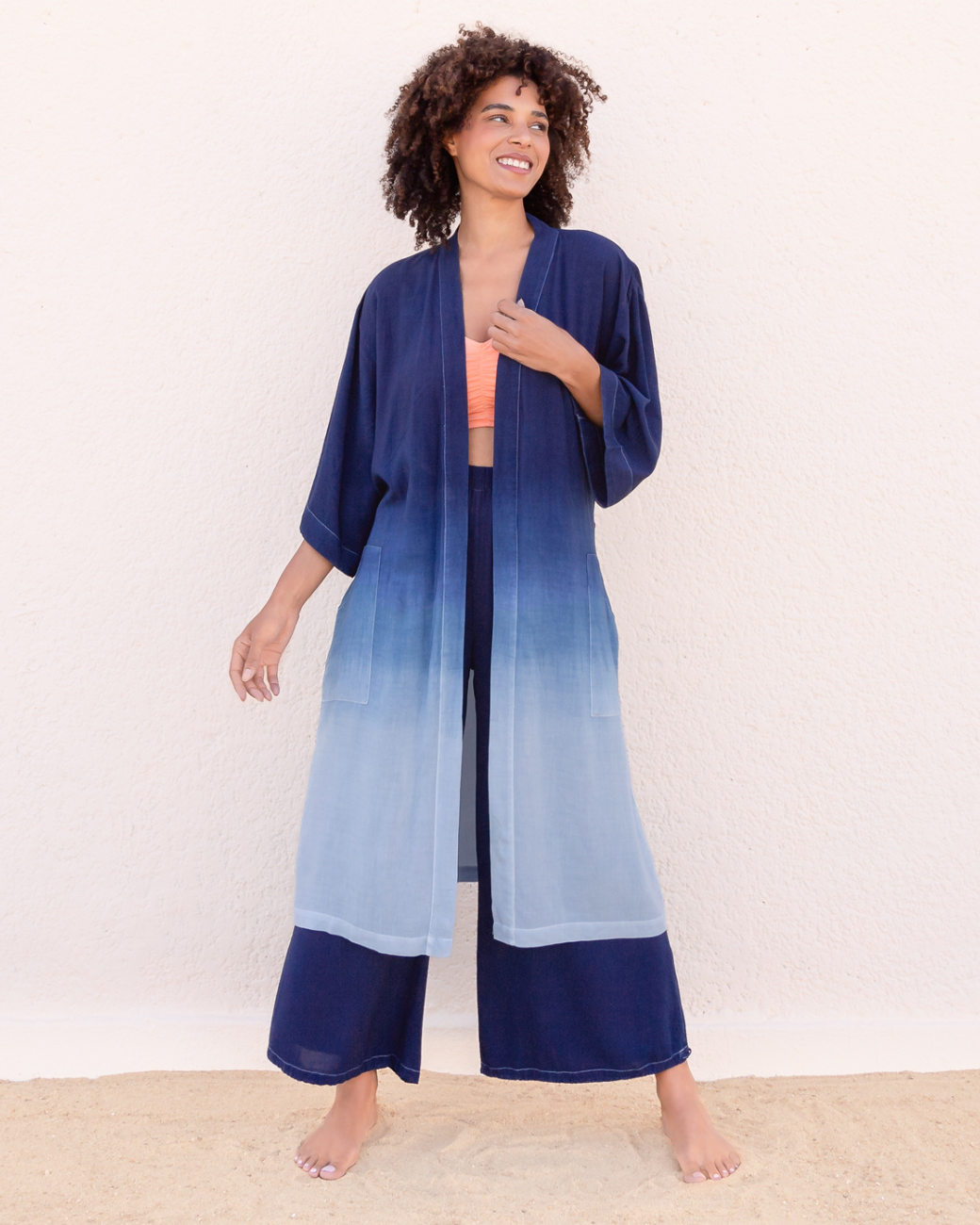 Kimono Satya - Light Indigo