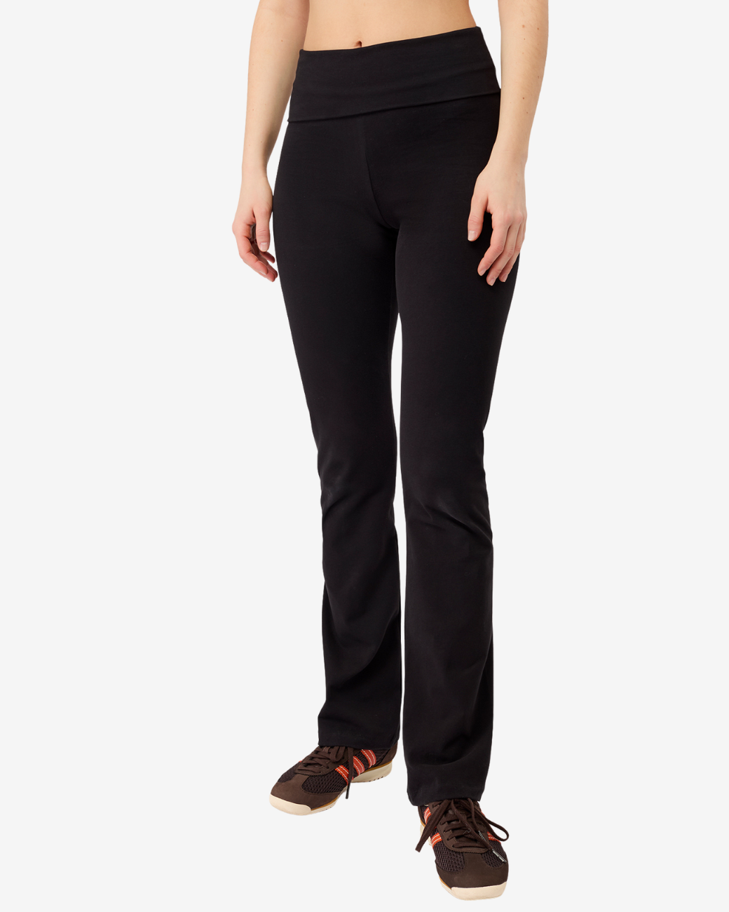 Yogahose Classic Rolldown - Black