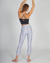 Leggings Lux - Snake Stone Black White von Kismet