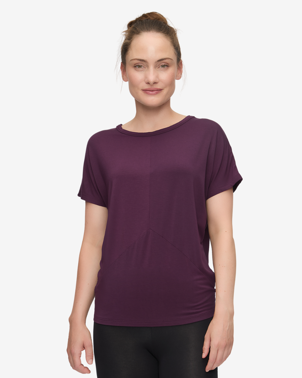 Shirt Round Neck -  Dark Plum