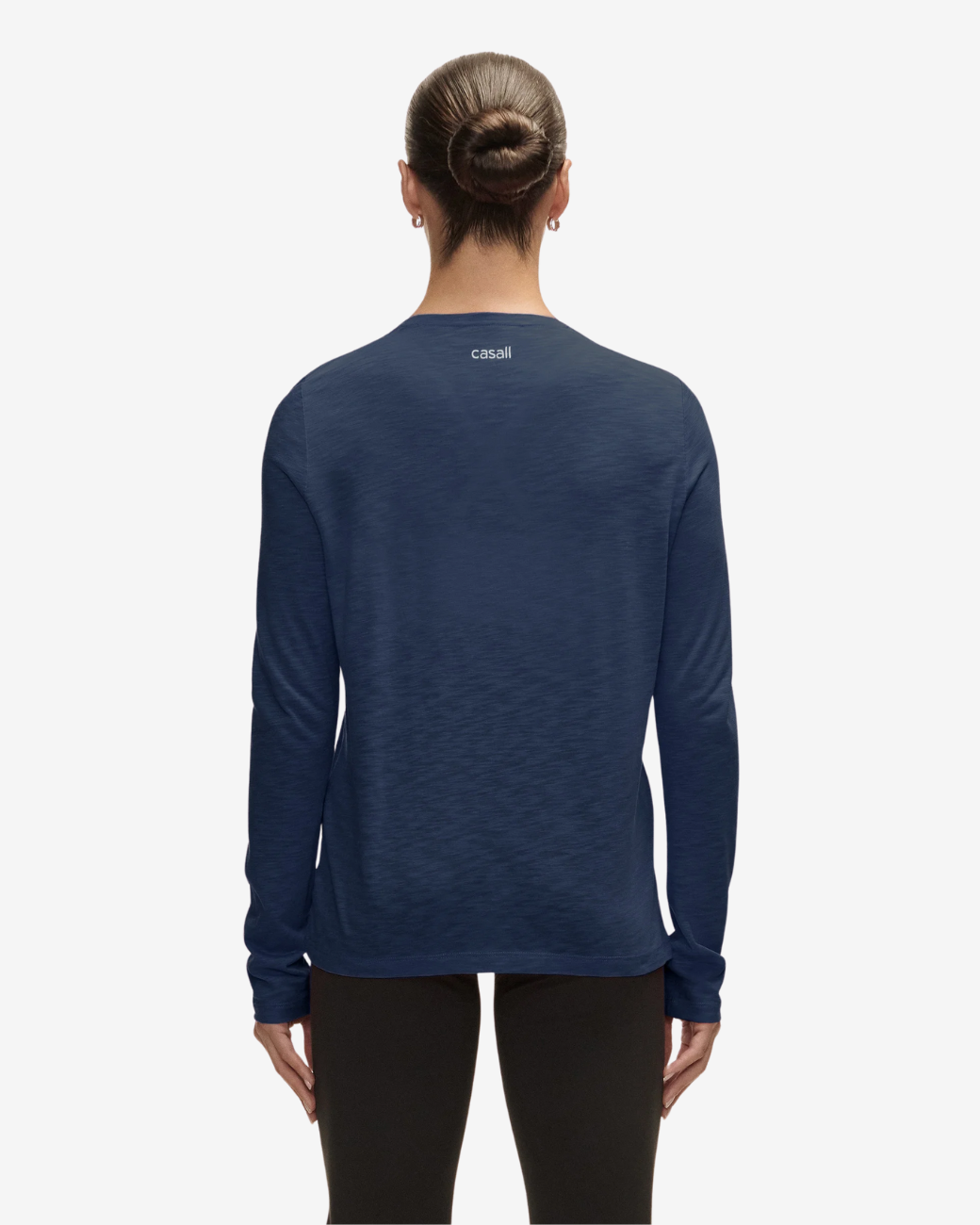 Langarmshirt Soft Texture - Blue Shadow