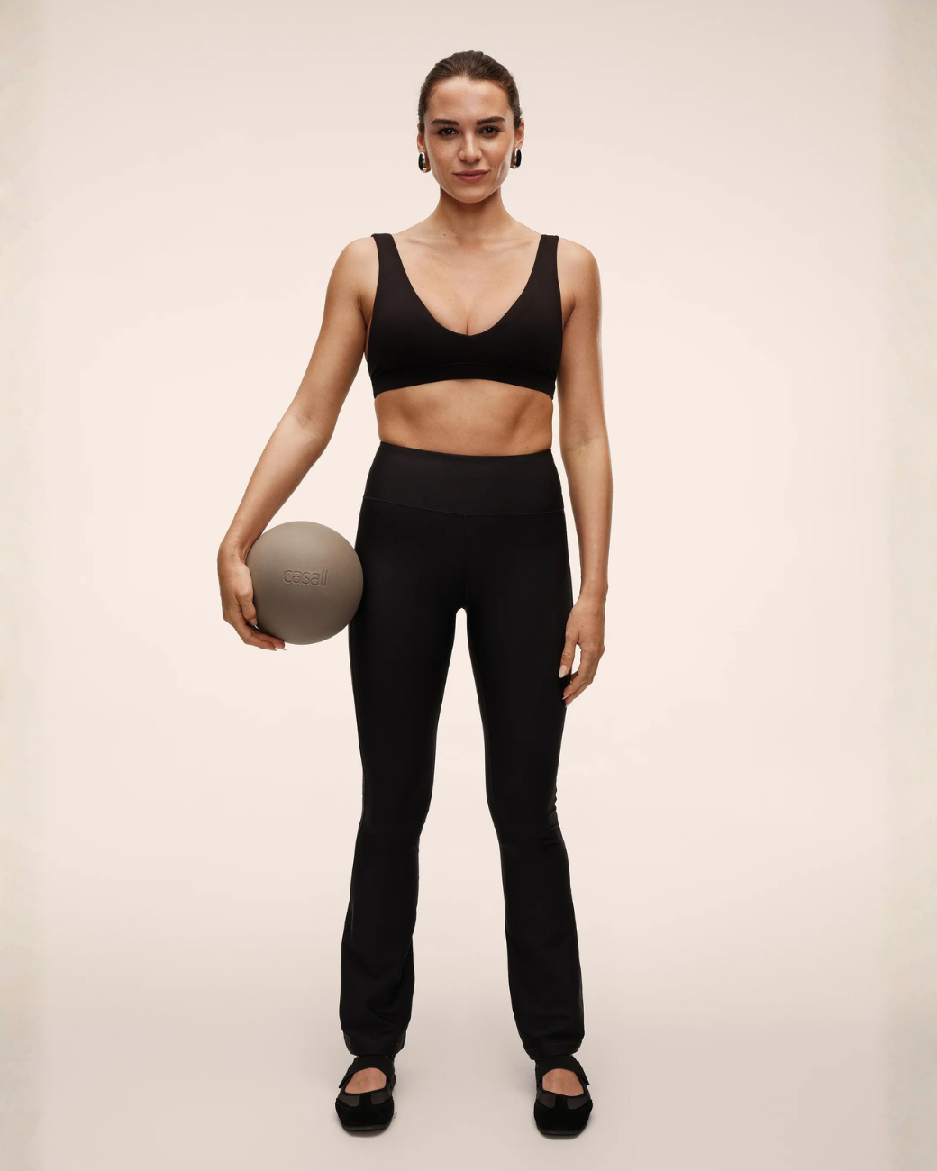 Soft Touch Flared Pants - Black
