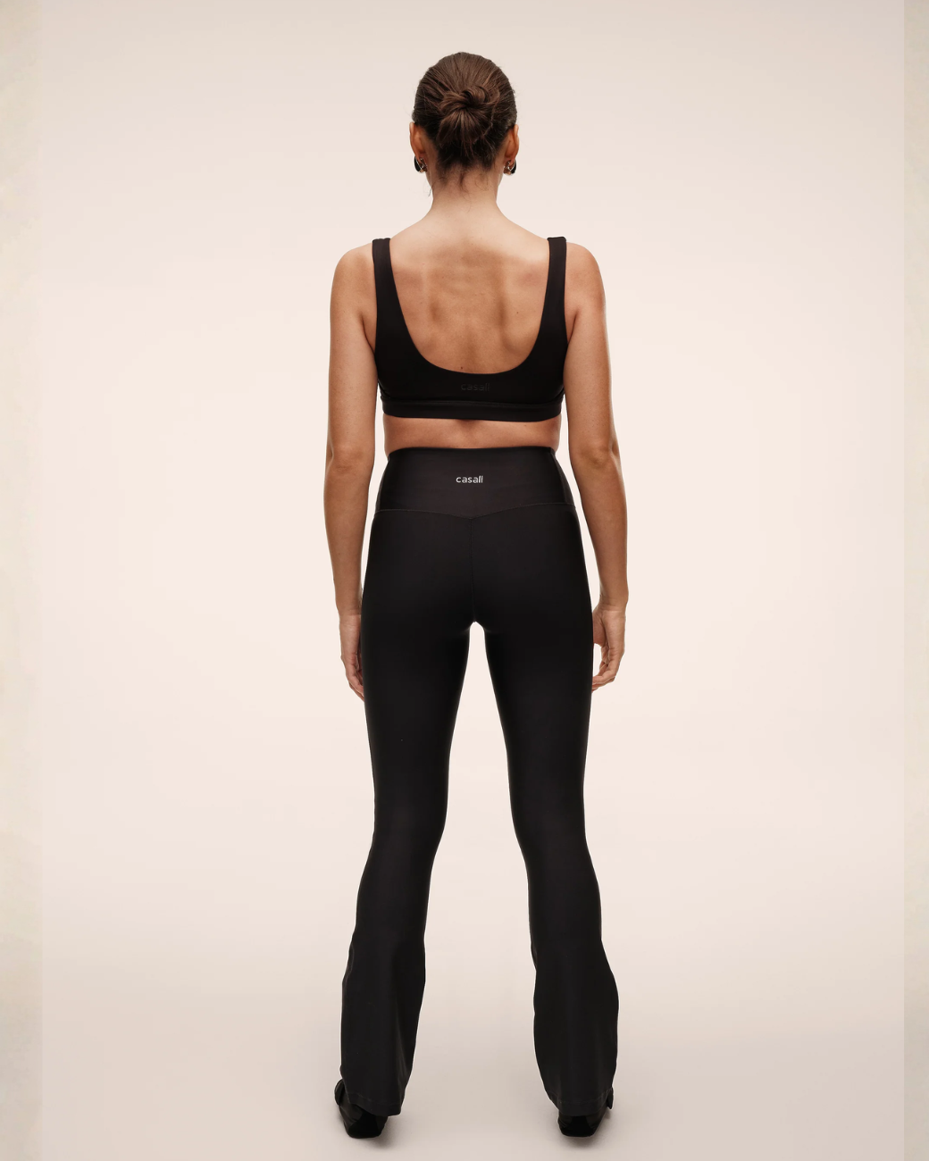 Soft Touch Flared Pants - Black