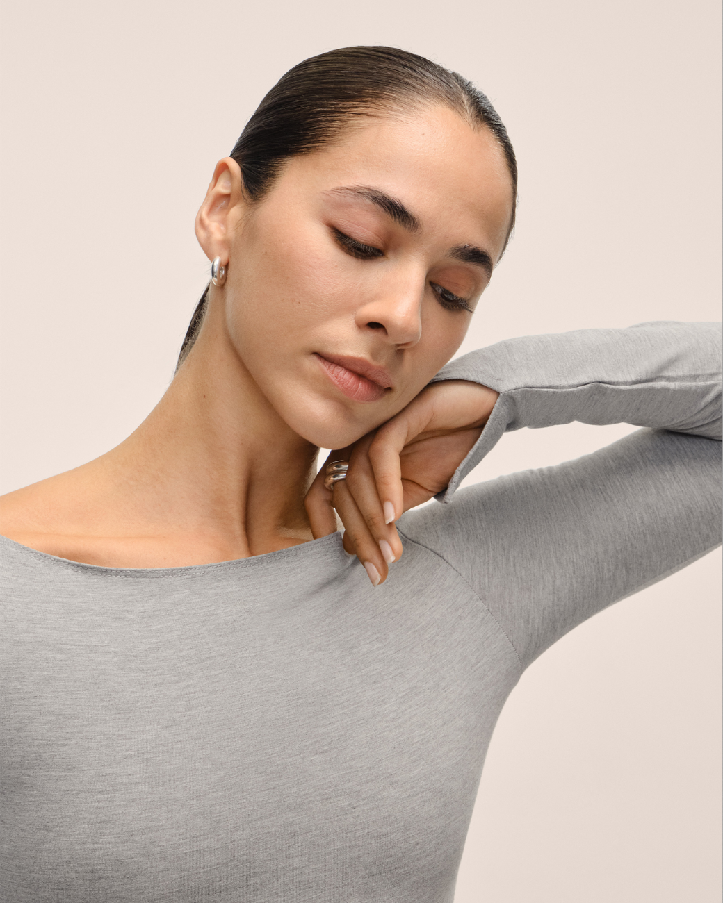 Sublime Boatneck Long Sleeve Grey
