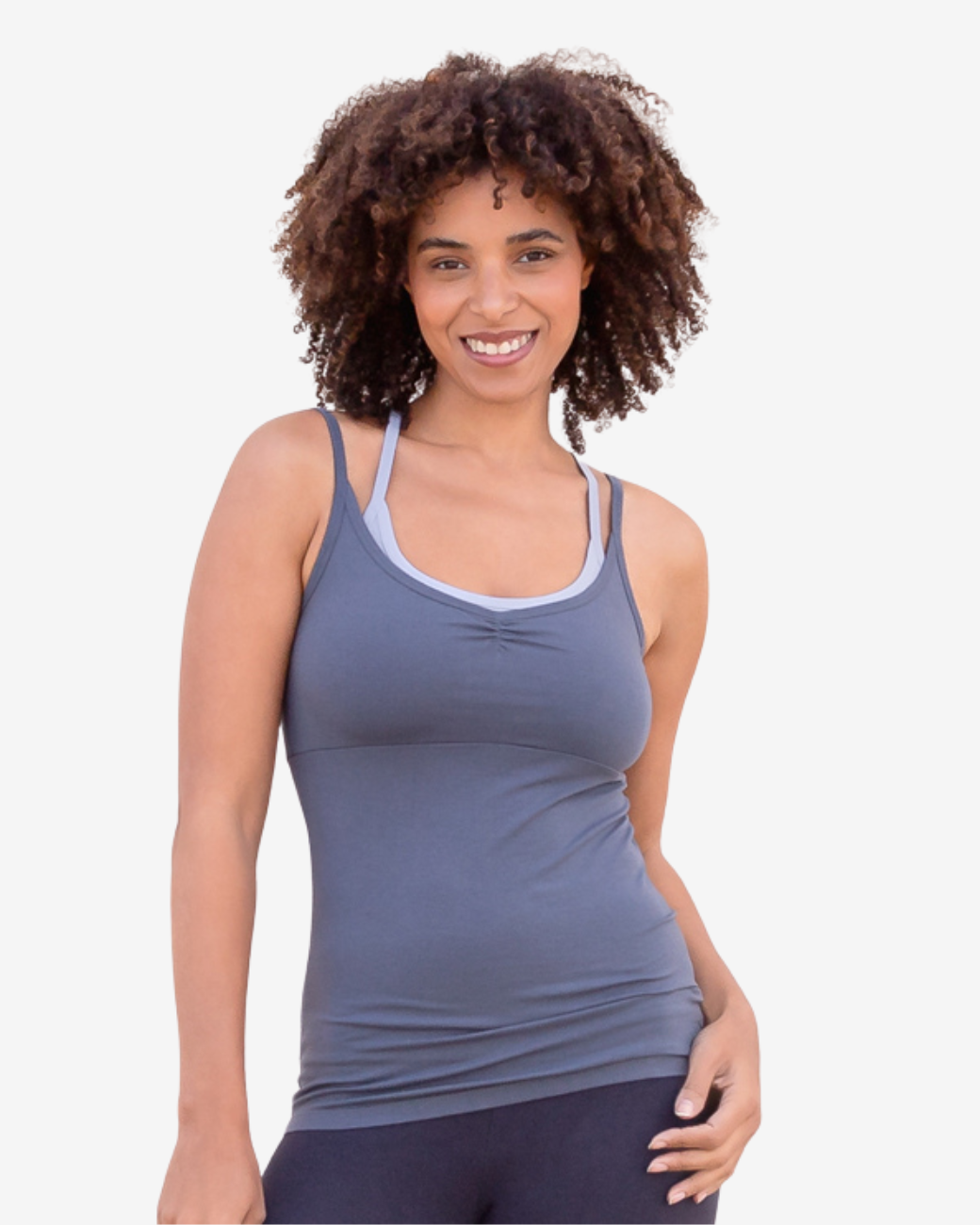 Top Sofia - Bluegrey/Skyblue