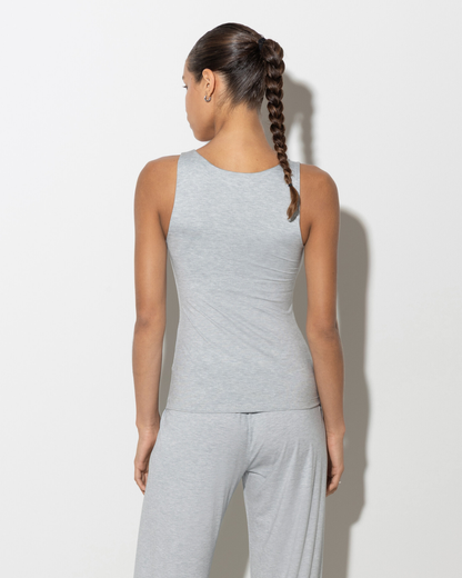 Top - Heather Grey Melange