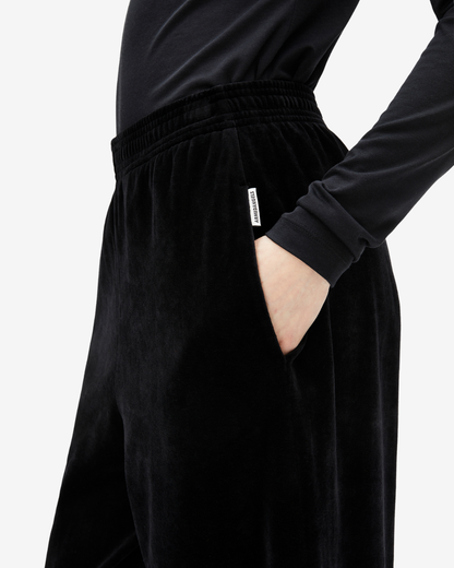VATINAA VELVET  Jerseyhose Black