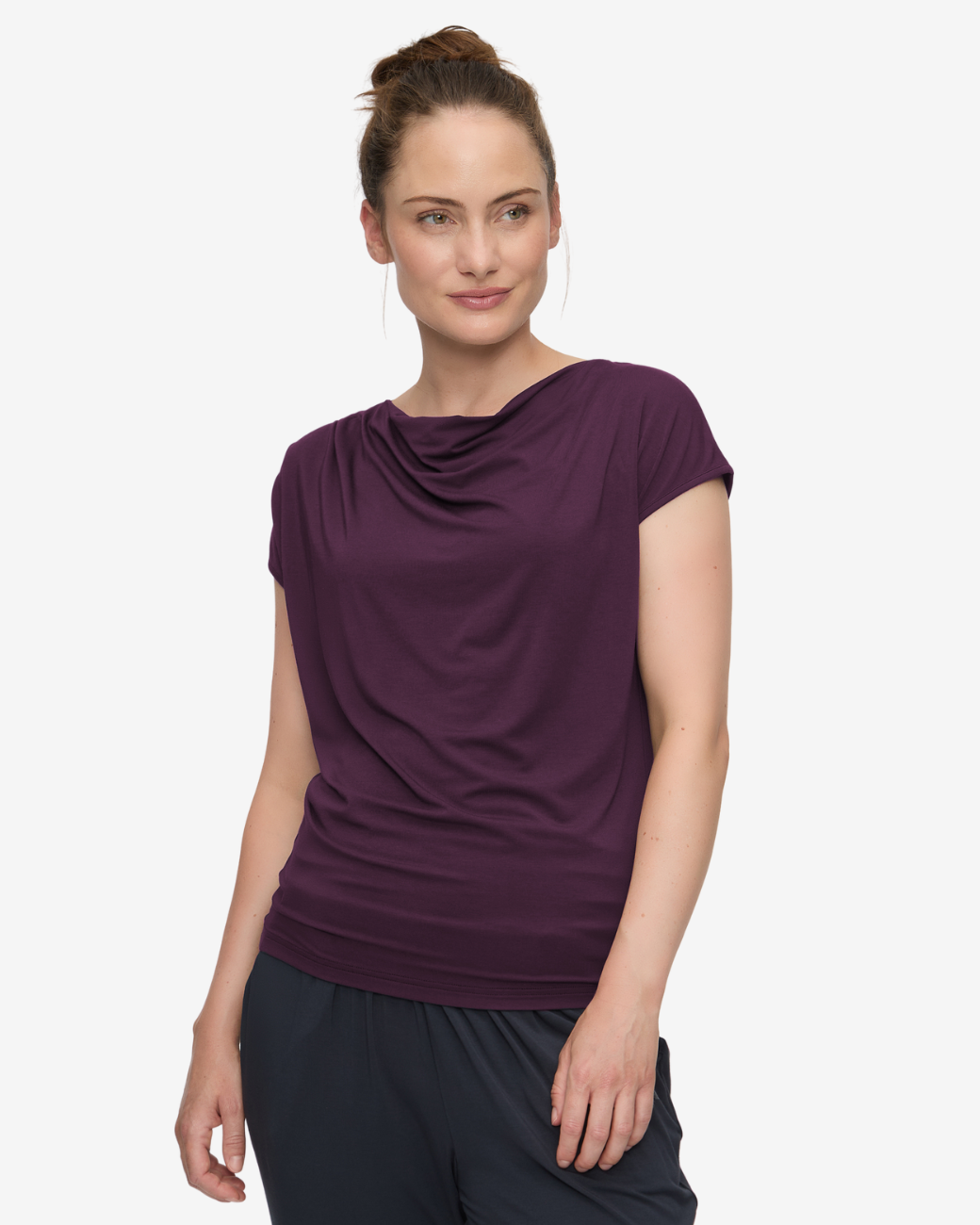 Top Waterfall - Dark Plum