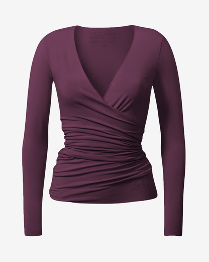 Wickeljacke - Dark Plum