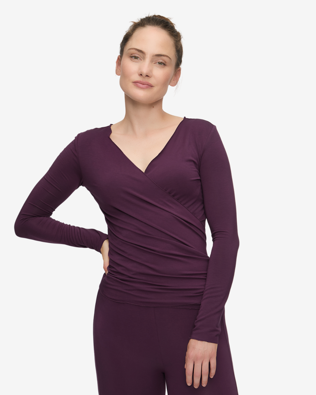 Wickeljacke - Dark Plum