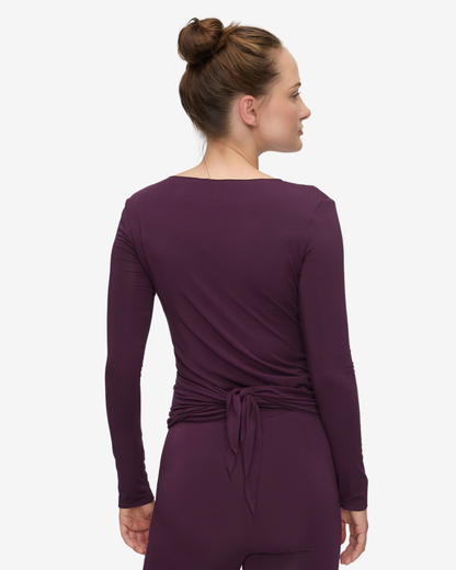 Wickeljacke - Dark Plum