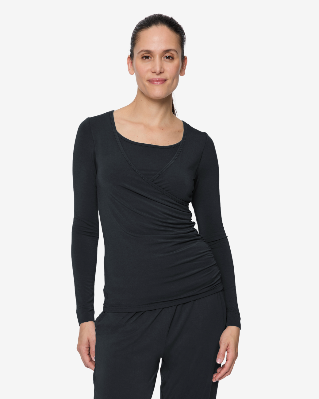 Wrap Shirt - Black