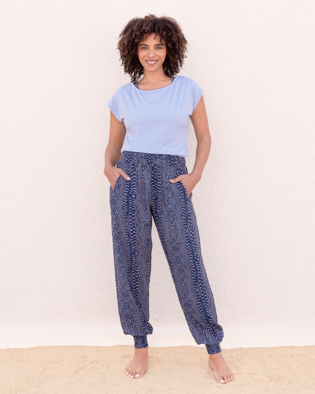 Yogahose Ananda - Zumba Blue