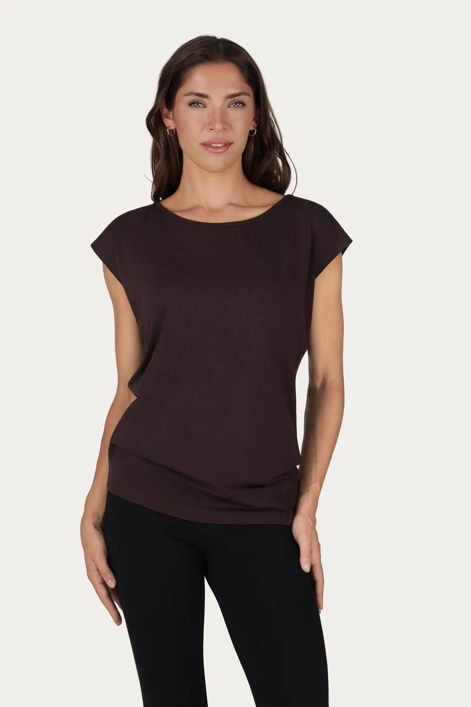 Asana Tee - Coffee