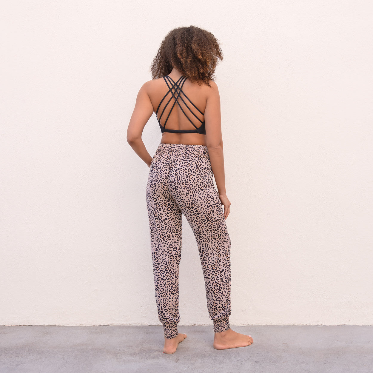 Yogahose Ananda - Leopard gold