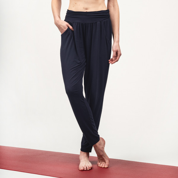 Loose Pants Roll Down - Midnight Blue