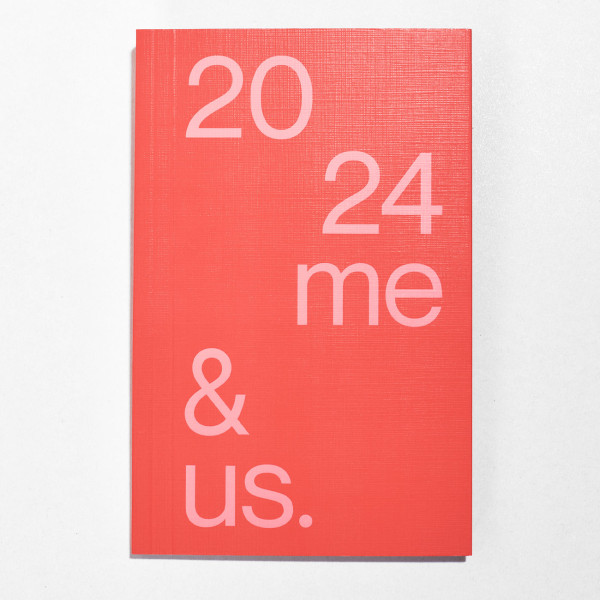 Planner 2024 me & us - Coral Red